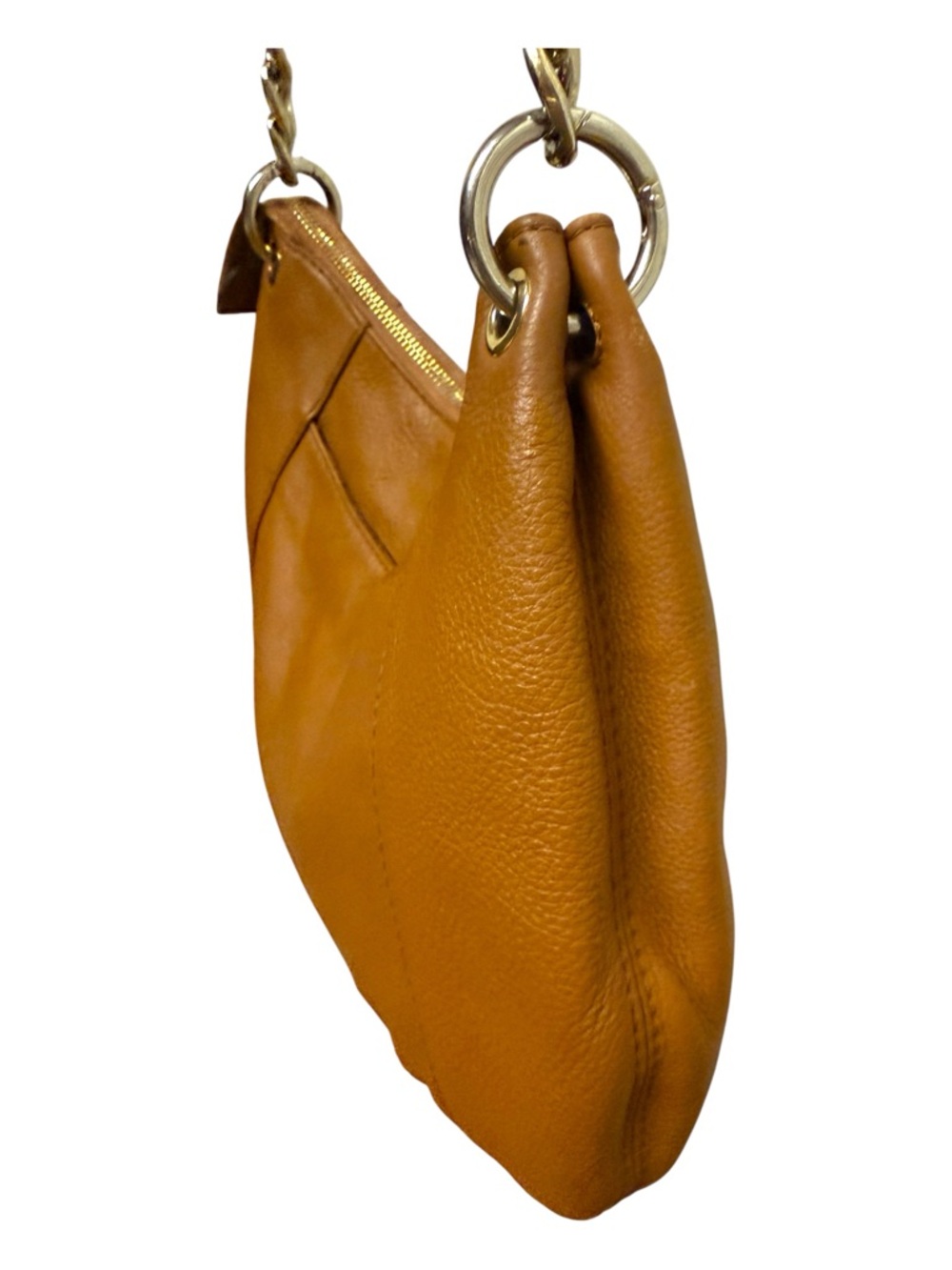 Michael Kors Fulton Large Pebbled Leather Hobo Shoulder Bag - Picture 10 of 13